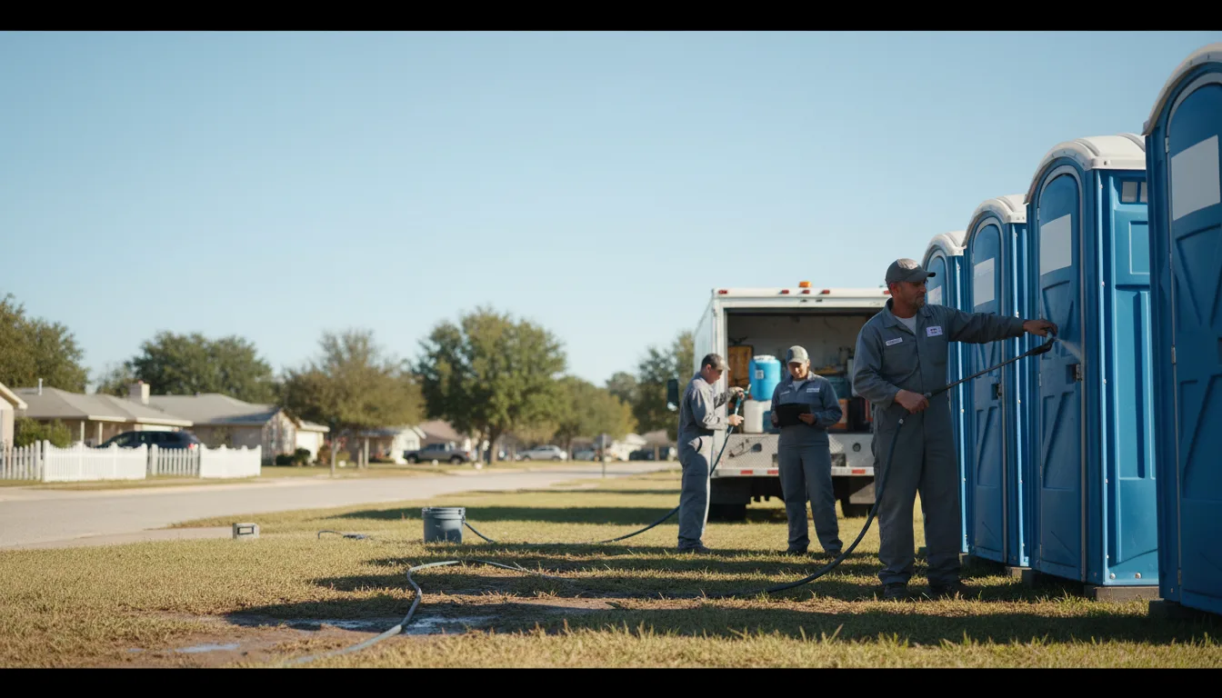 Long-Term Portable Toilet Rental in Edroy, TX near me